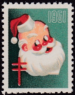 1951 Canadian Christmas Seal