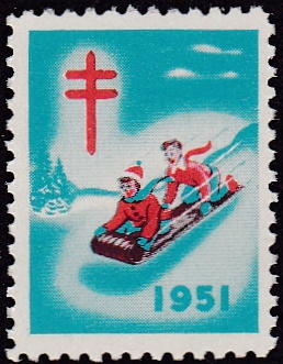 1951 Canadian Christmas Seal