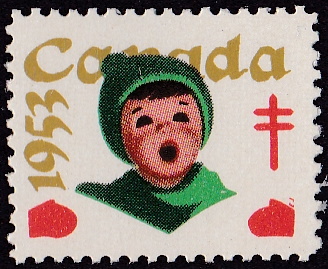 1953 Canadian Christmas Seal