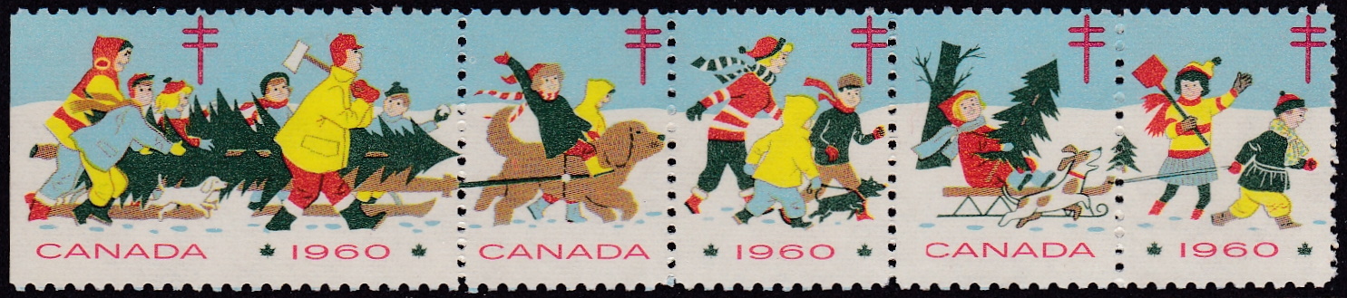 1960 Canadian Christmas Seal