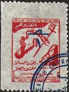 Egypt Tuberculosis Charity label / Fundraising seal