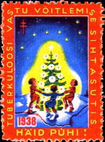 Estonia TB Christmas Seal