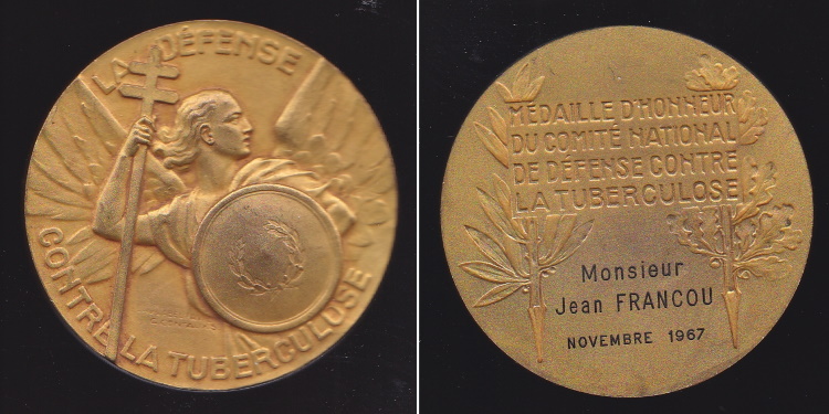 France TB Medal 50mm