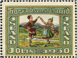 Iceland Tuberculosis Christmas Seal