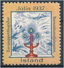 Iceland Tuberculosis Christmas Seal