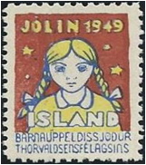 Iceland Tuberculosis Christmas Seal