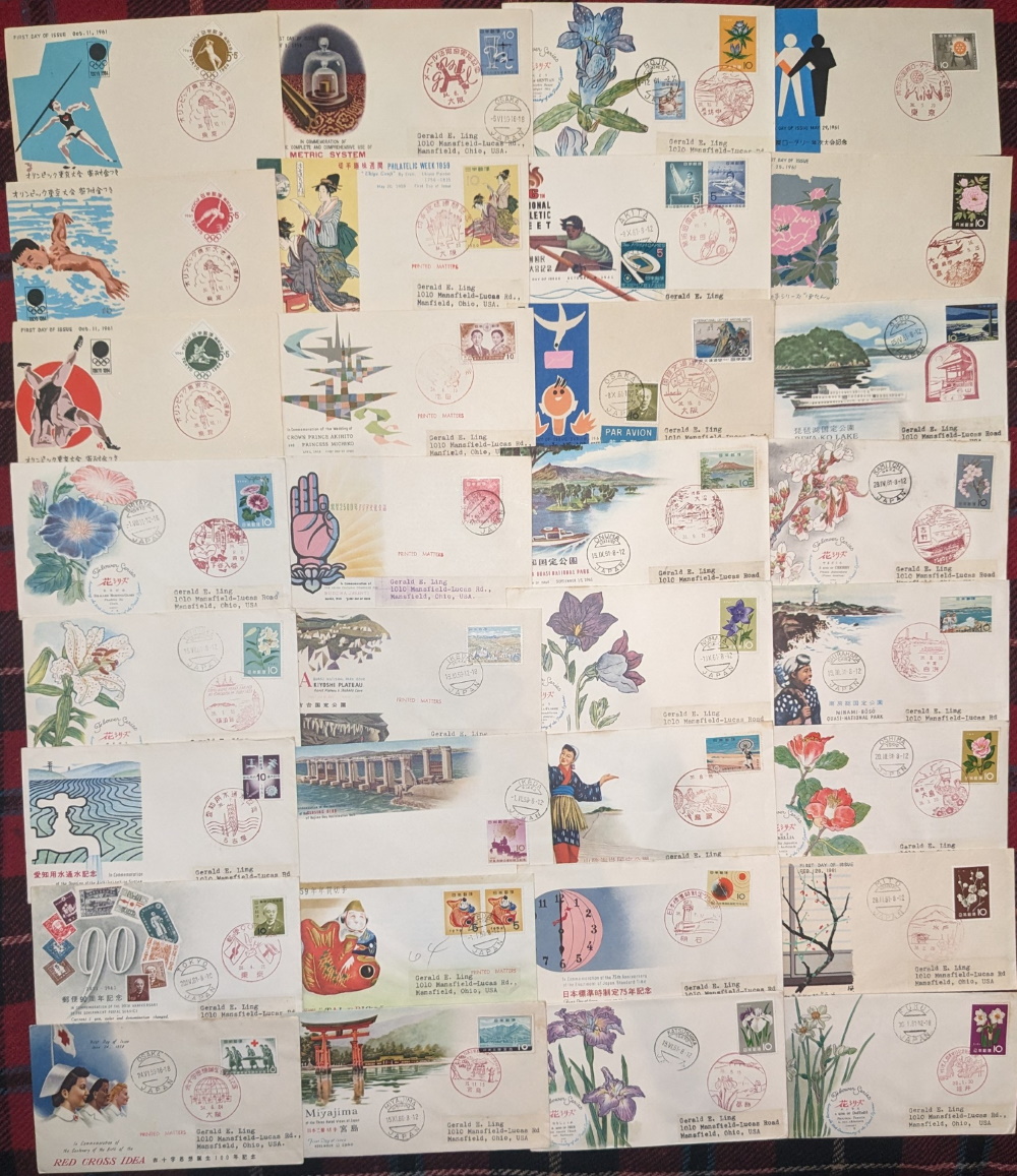 64 Different Japanese FDC