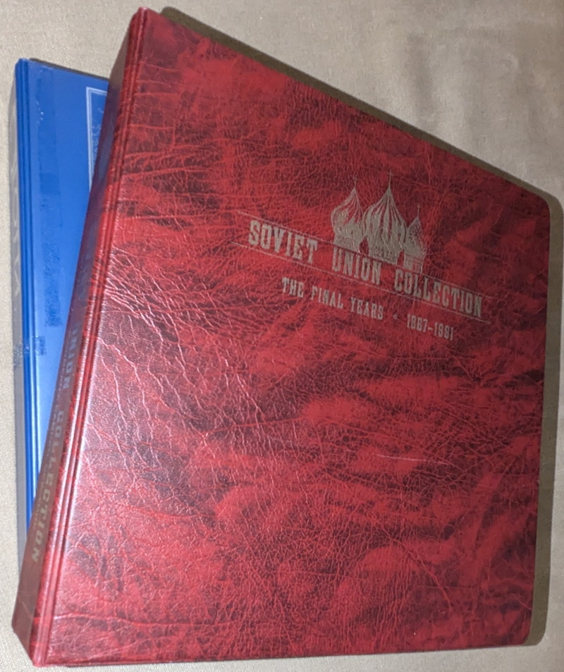 2 Volumes Mystic Stamp Company, Final Years of the Soviet Union $175