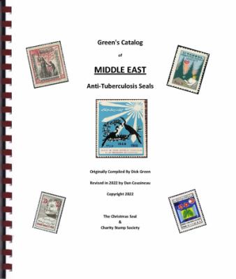 Green's TB Christmas Seal Catalog, Middle East 2022, Dan Cousineau